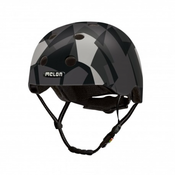 Casque de vélo Urbain - MELON - Mosaïque Noir